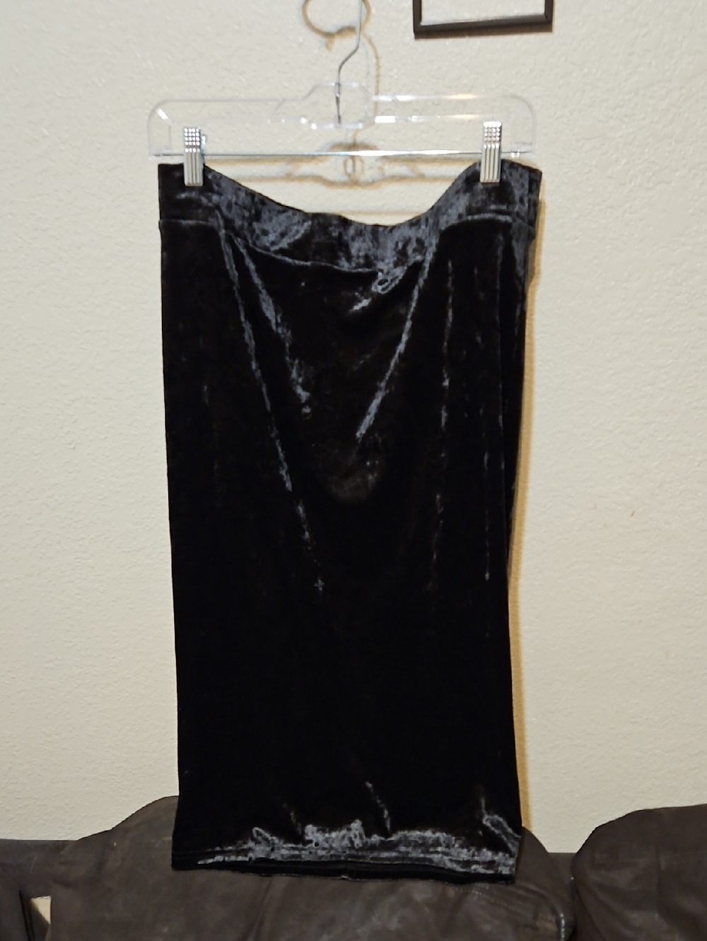 torrid Black Velvet Pencil Skirt